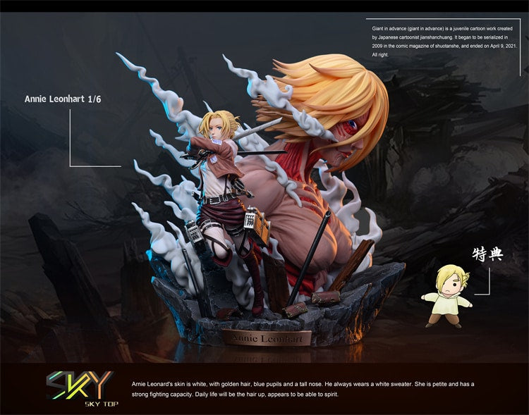 FIGURINE ANNIE LEONHART ATTAQUE DES TITAN