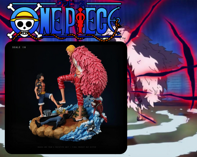 FIGURINE LUFFY VS DOFLAMINGO ONE PIECE