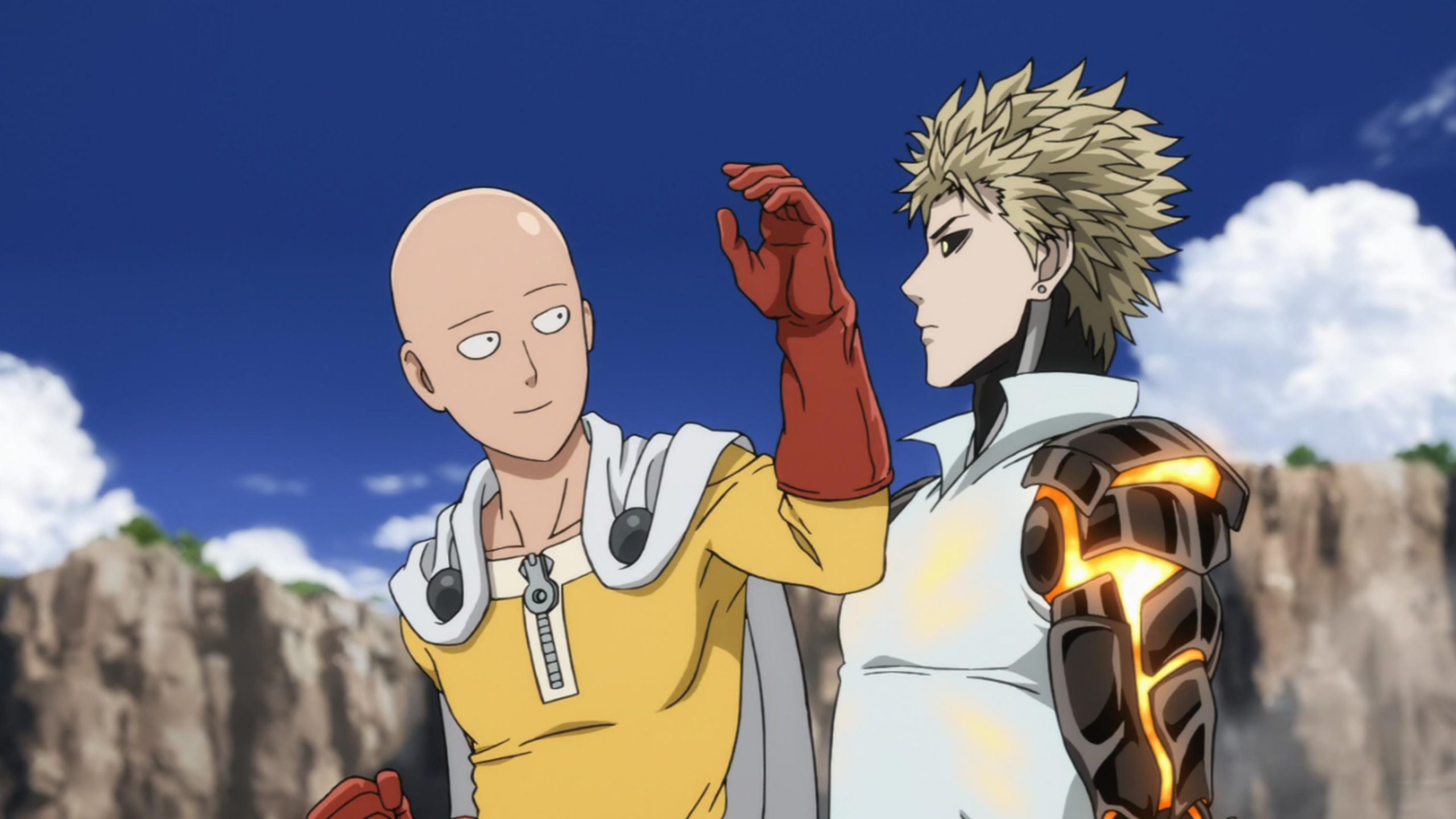 Genos a un aperçu de la puissance de Saitama
